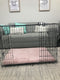 Dusty Pink Faux Fur Crate Mat