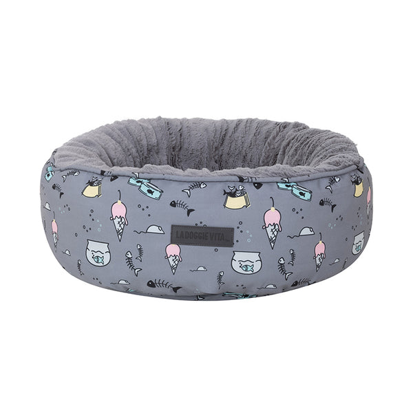 La doggie vita outlet plush donut dog bed